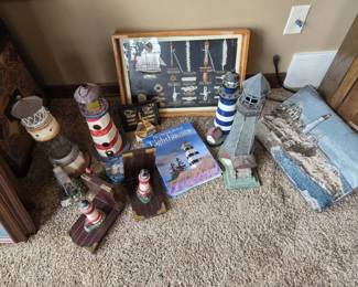 LighthouseThemed Dcor Collection  Nautical Assortment