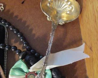 Tons of jewelry - jewelry case - some sterling