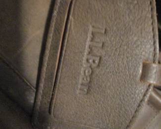 LL Bean leather satchel