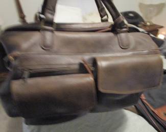 LL Bean leather satchel