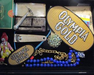 Tons of jewelry - jewelry case - some sterling