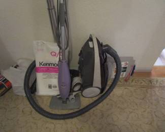 Many vacuums including Shark