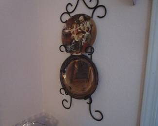 Hanging rack for plates