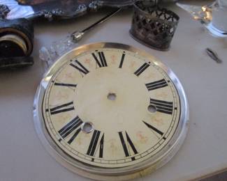 Vintage clock part