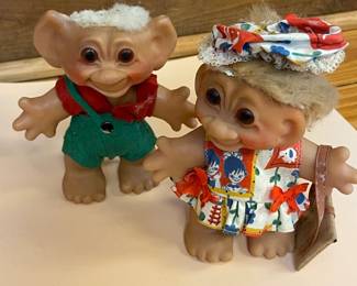 VINTAGE TROLL DOLLS DENMARK