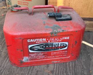 VINTAGE KIEKHAEFER MERCURY 6 GALLON GAS TANK 