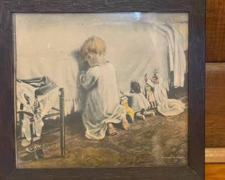 HEAR MY DOLLIE'S PRAYER FRAMED ART