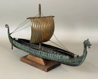 EDWARD AAGAARDDEN MARK VIKING DRAGON SHIP