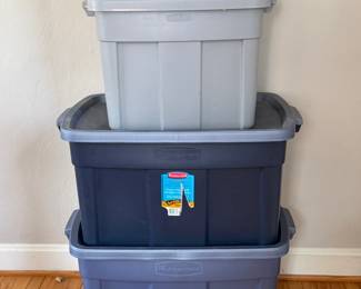 RUBBERMAID ROUGHNECK STORAGE TOTES