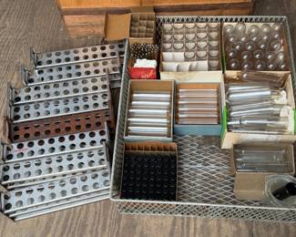 GLASS LABORATORY TUBES CUVETTES & TUBE RACKS