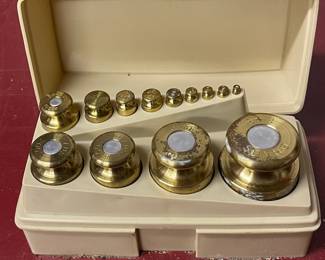 OHAUS STO A WEIGH BRASS CALIBRATION WEIGHTS