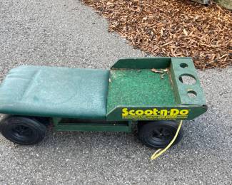 VINTAGE SCOOT N DO GARDEN CART