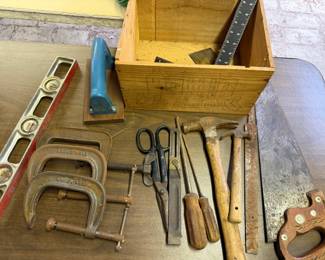 HAND TOOLS C CLAMPS LEVEL HAMMERS SAW