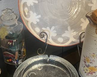 Pottery Barn & blenko glass