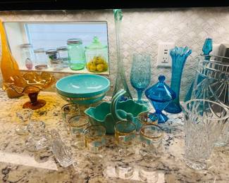 MCM glass & Waterford 