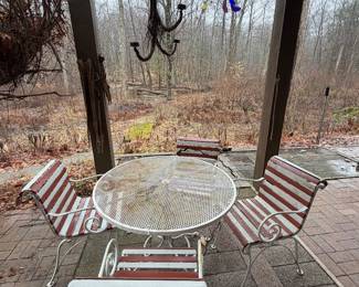 Vintage 5pc patio set