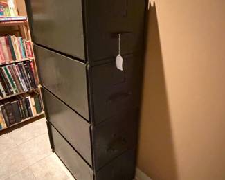 Metal stacking fill cabinets