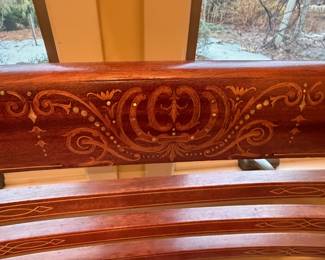 Bench inlaid work  