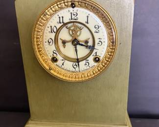 Ansonia Clock Co. Antique Mantel Clock Patented June 14, 1881 New York