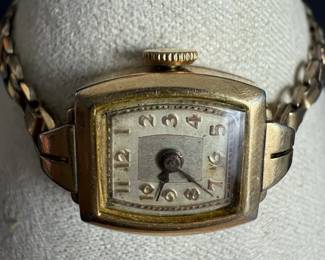 SLM 10K GoldFilled Wristwatch with 12K GoldFilled wristband