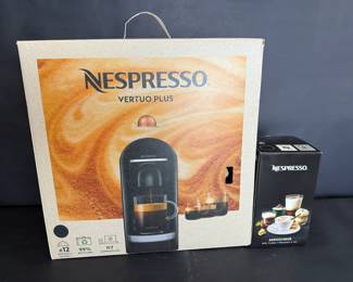 Nespresso Vertuo Plus Coffee Machine with Aeroccino3 Milk Frother