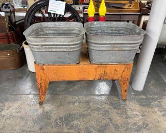 double wash tubs