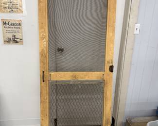 vintage screen door
