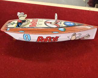 popeye wind up boat