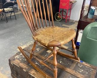 rush bottom chair