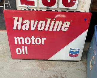 havoline motor oil sign