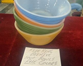 fire king soup bowls