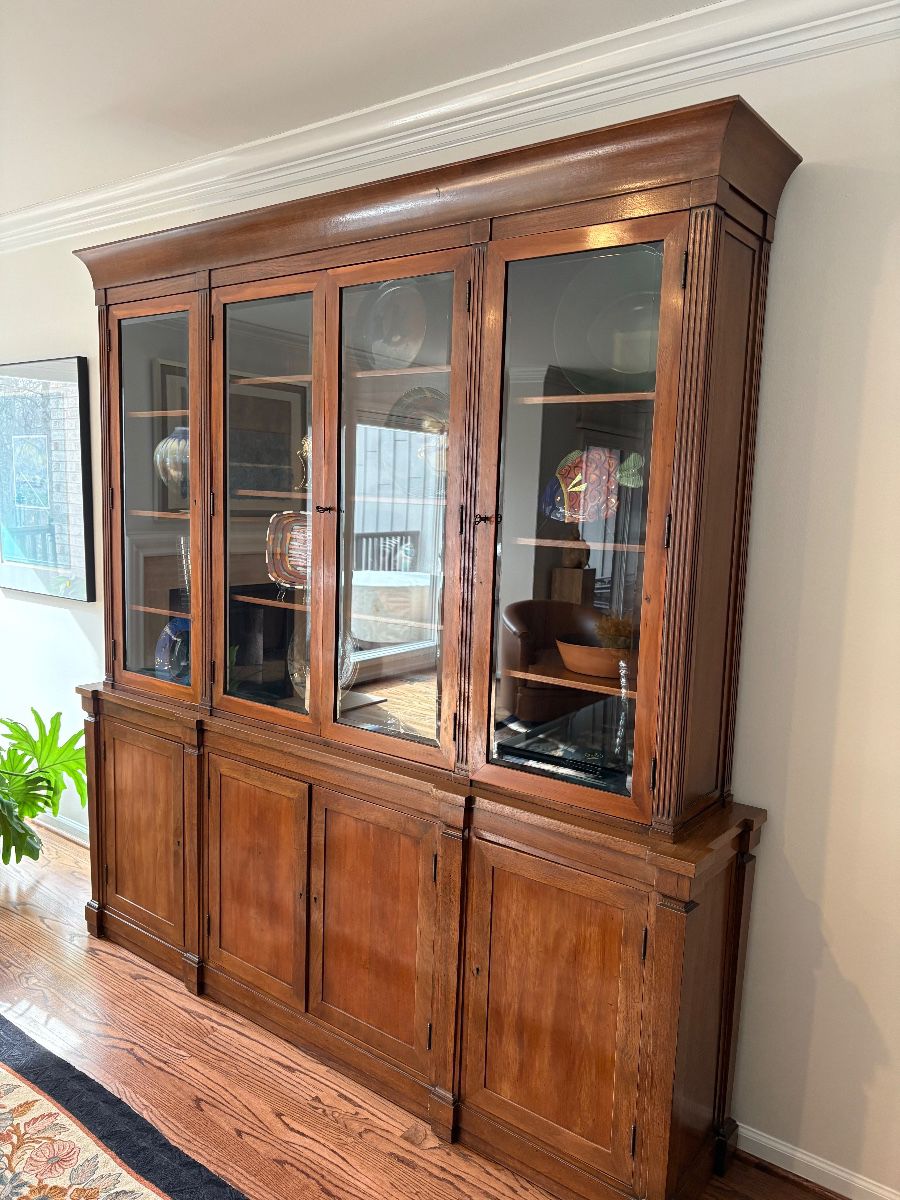 Jacobean Revival breakfront bookcase - circa 1930's