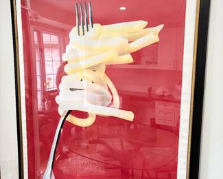 Large scale signed lithograph by John Loring