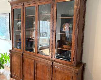Jacobean Revival breakfront bookcase - circa 1930's