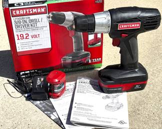 Craftsman Lithium-Ion 19.2 Volt 3/8 Inch Drill 
