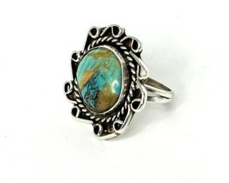 Sterling Silver Turquoise Ring 2 
