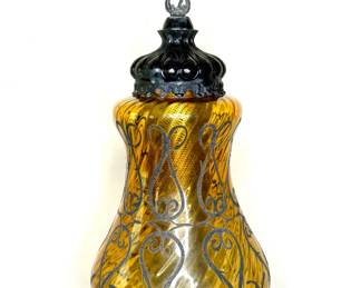 Vintage Hanging Swag Lamp 