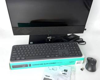 HP Pavilion 24 All-in-One PC with Logitech Keyboard and Mouse 