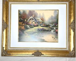 Thomas Kinkade “Everett’s Cottage” Framed Print 822/2050 