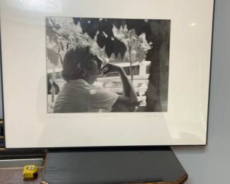 Framed Black and White Photographic Portrait by L.H. Farmer