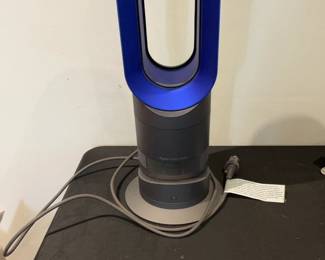 Dyson AM09 Hot + Cool Bladeless Fan and Heater - Iron/Blue