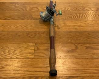 Vintage Fishing Rod with Baitcasting Reel