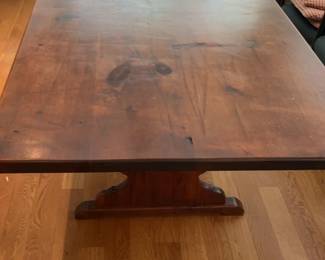 Rustic Solid Wood Harvest Dining Table 95 x 40 x 30