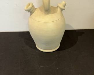 Vintage Terracotta Spanish Botijo Water Jug