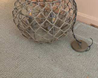 Nautical Rope Net Sphere Pendant Chandelier
