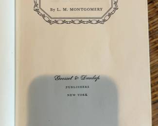 Anne of Green Gables by L.M. Montgomery - Grosset & Dunlap Edition
