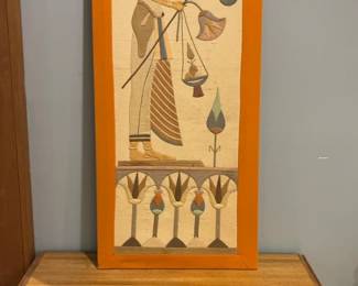 Vintage Egyptian Handmade Khayamiya 20 x 50