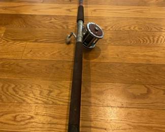 Vintage Saltwater Fishing Rod and Reel Combo