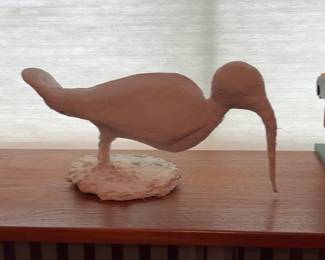 Handcrafted Terracotta Clay Bird Sculpture