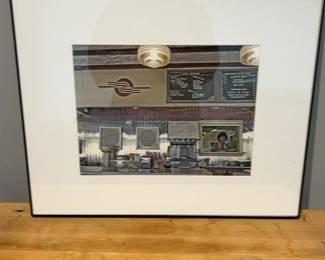 Retro Diner Interior Art Print